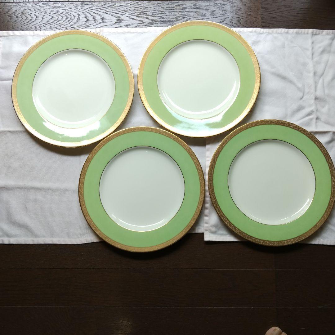 ノリタケ Noritake 金彩プレート 26.7cm 4枚セット 中古品
