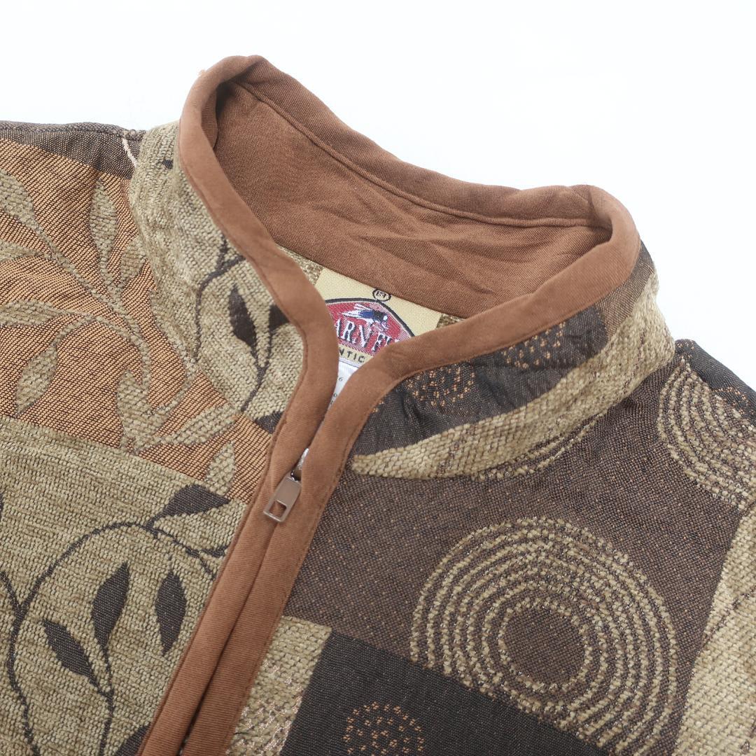 美品 VINTAGE BARN FLY ボタニカル 総柄 ゴブラン ジャケット