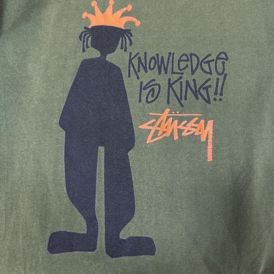 トップス 90s OLD STUSSY t-shirt \"crown shadowman\"