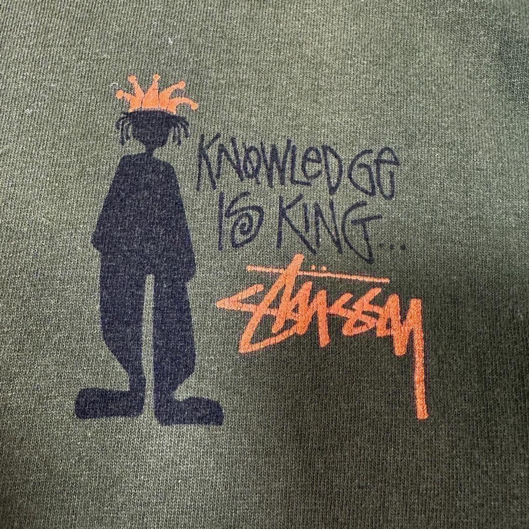 トップス 90s OLD STUSSY t-shirt \"crown shadowman\"