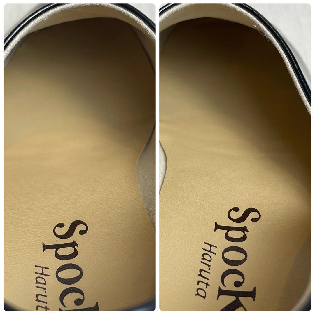 良品 HARUTA ハルタ spock スポック シューズ 25 黒 日本製