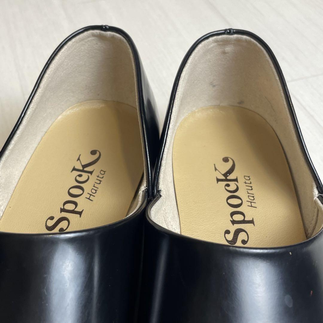 良品 HARUTA ハルタ spock スポック シューズ 25 黒 日本製