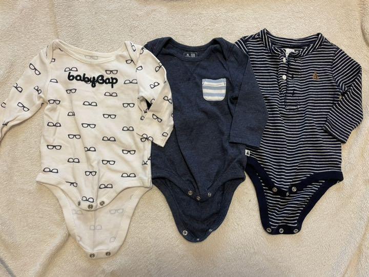 いつでも送料無料 babyGAP ロンパース 肌着 3枚セット unca.com.mx