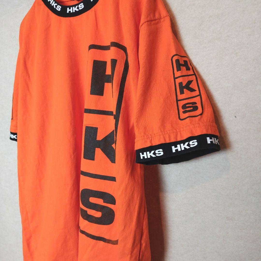 HKS　Tシャツ　オレンジ　M