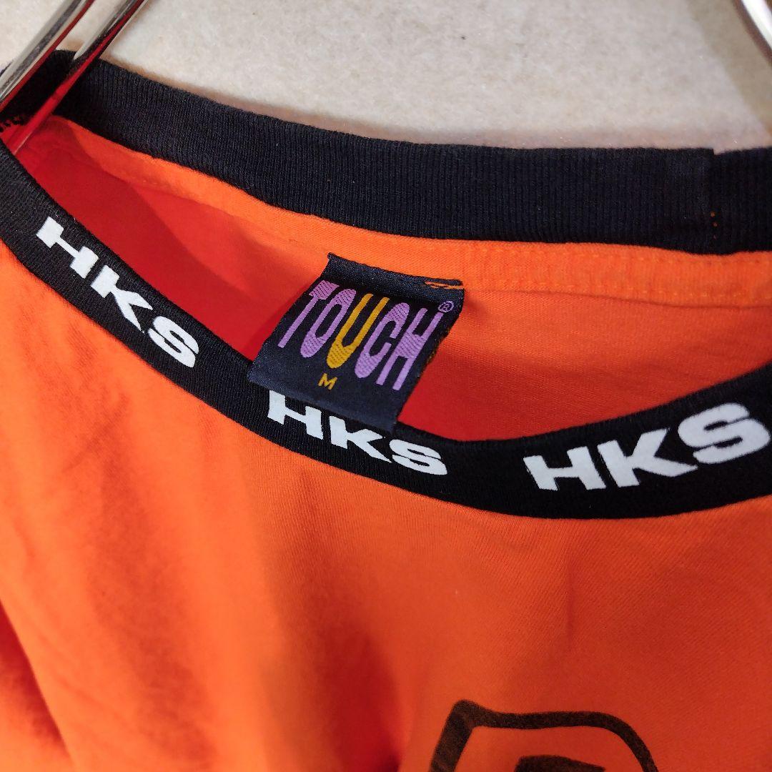HKS　Tシャツ　オレンジ　M