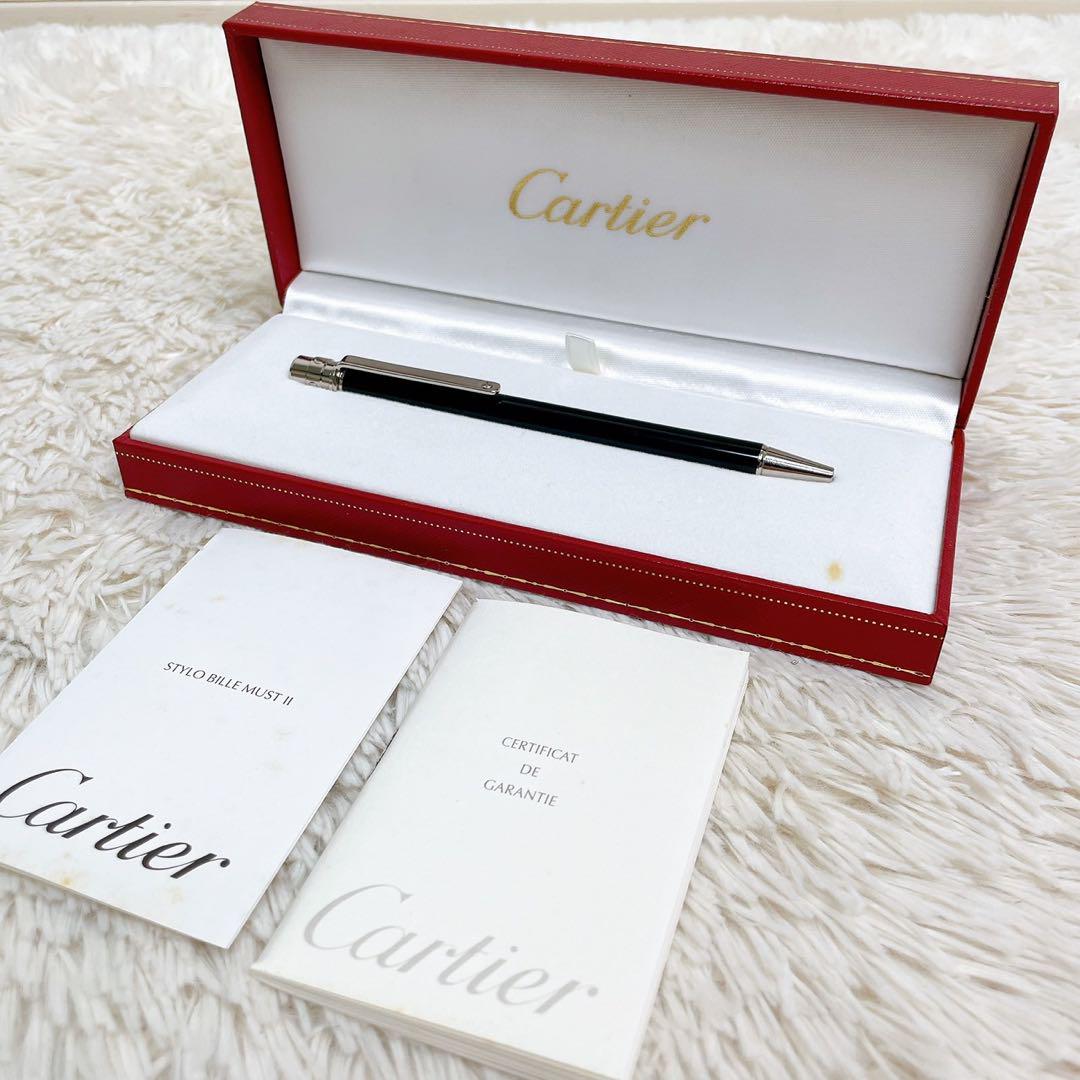 Cartier サントス ドゥ カルティエ　ブラック ボールペン 本体 Cartier サントス ドゥ カルティエブラック ボールペン 本体