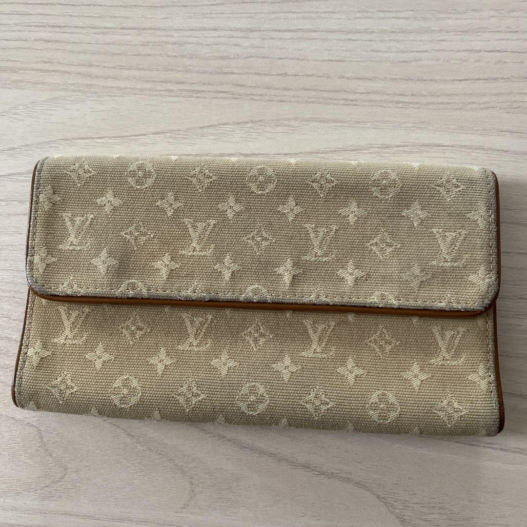 2025年のクリスマスの特別な衣装 三つ折り財布 モノグラム Vuitton Louis ベージュ メルカリ - 小物