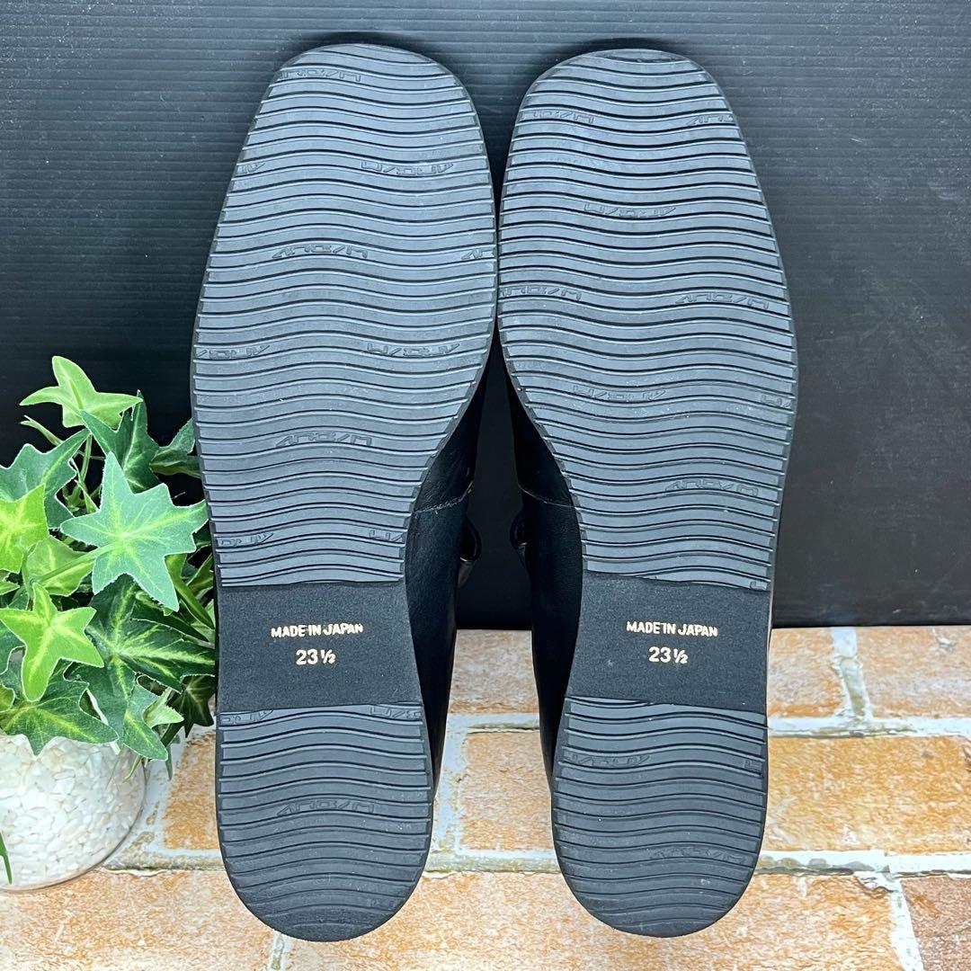美品✨HPS コンフォート ストラップ パンプス 23.5 ブラック フォーマル