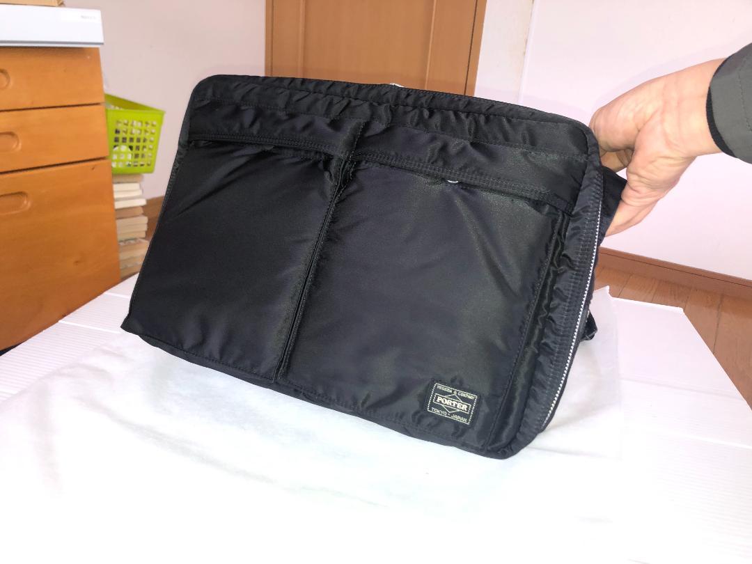 ほぼ新品　ポーター　タンカー　ショルダー　バッグ　XL　２層　式　ipad 旅行