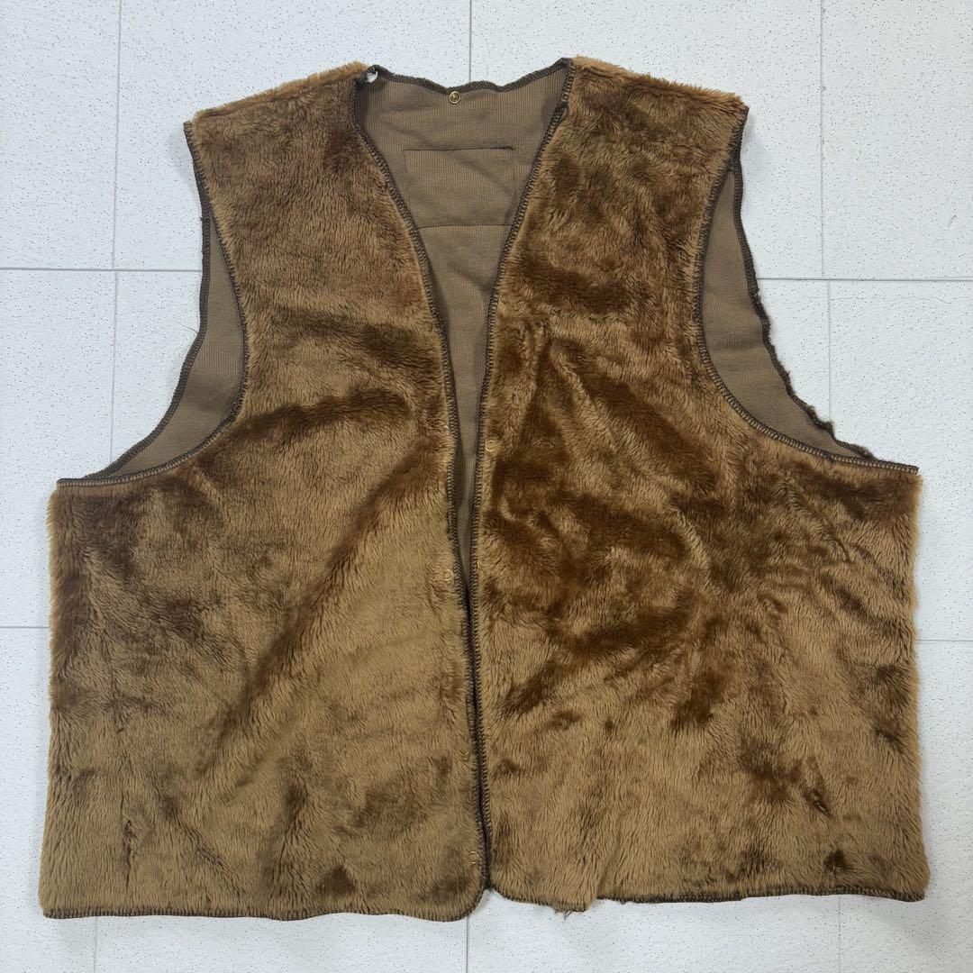 90s Barbour パイルライナーベスト C52/132CM ブラウン
