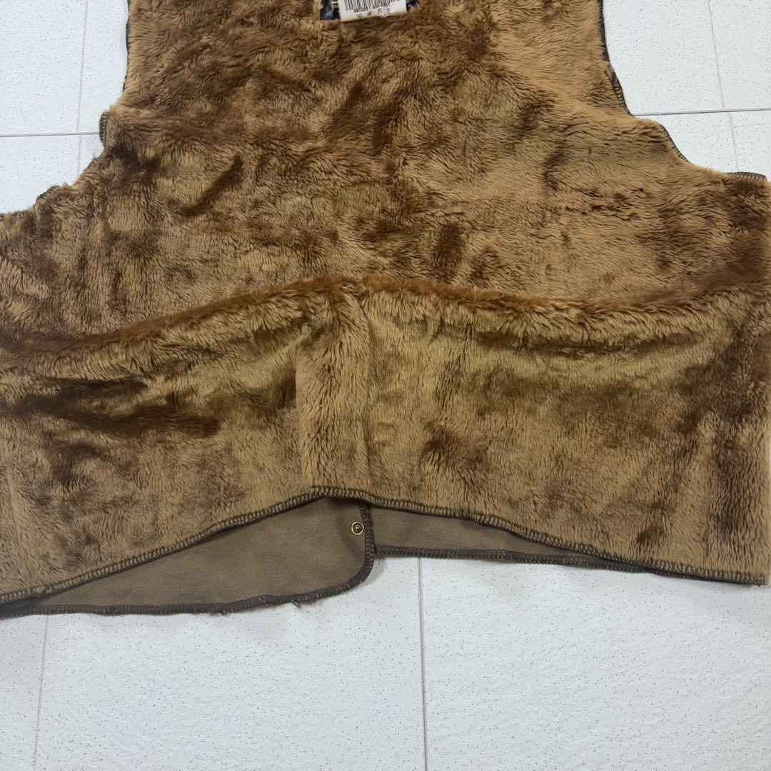 90s Barbour パイルライナーベスト C52/132CM ブラウン