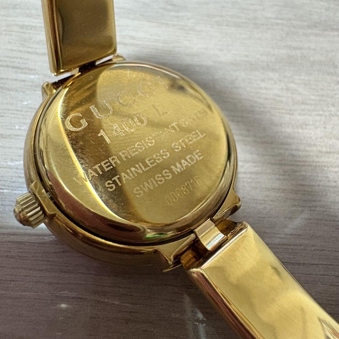 GUCCI 1400L ゴールド ステンレススチール 時計