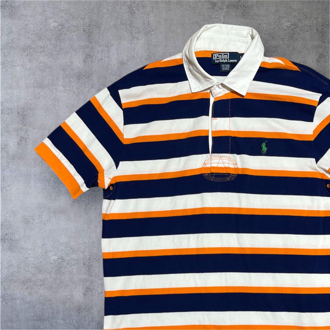 Ralph Lauren - 90s ポロスポーツ ラルフローレン ボーダー 半袖