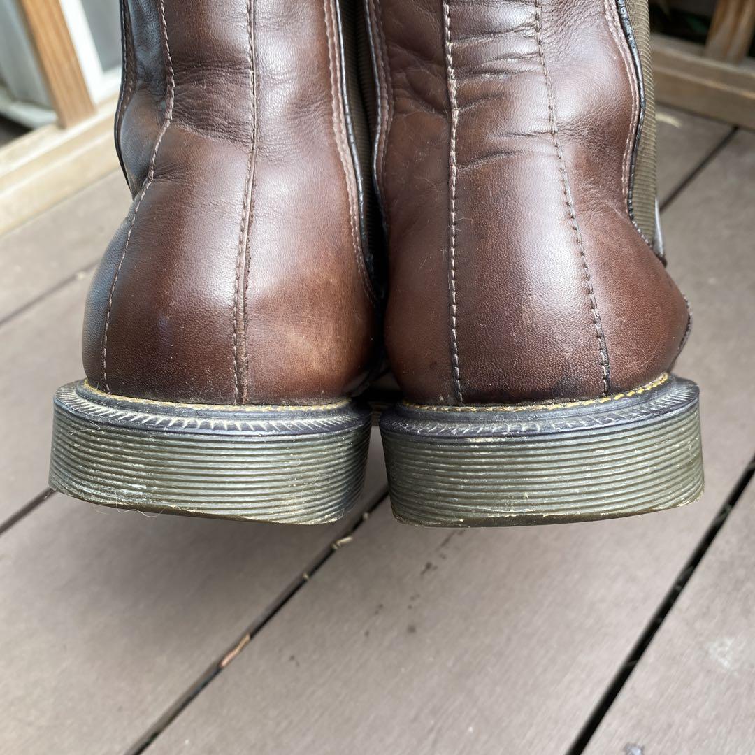 Dr.martens ブラウン サイドゴアブーツ uk7size