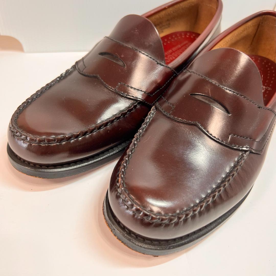 楽ギフ_のし宛書】 G.H.BASS WEEJUNS LOGAN ローファー コイン