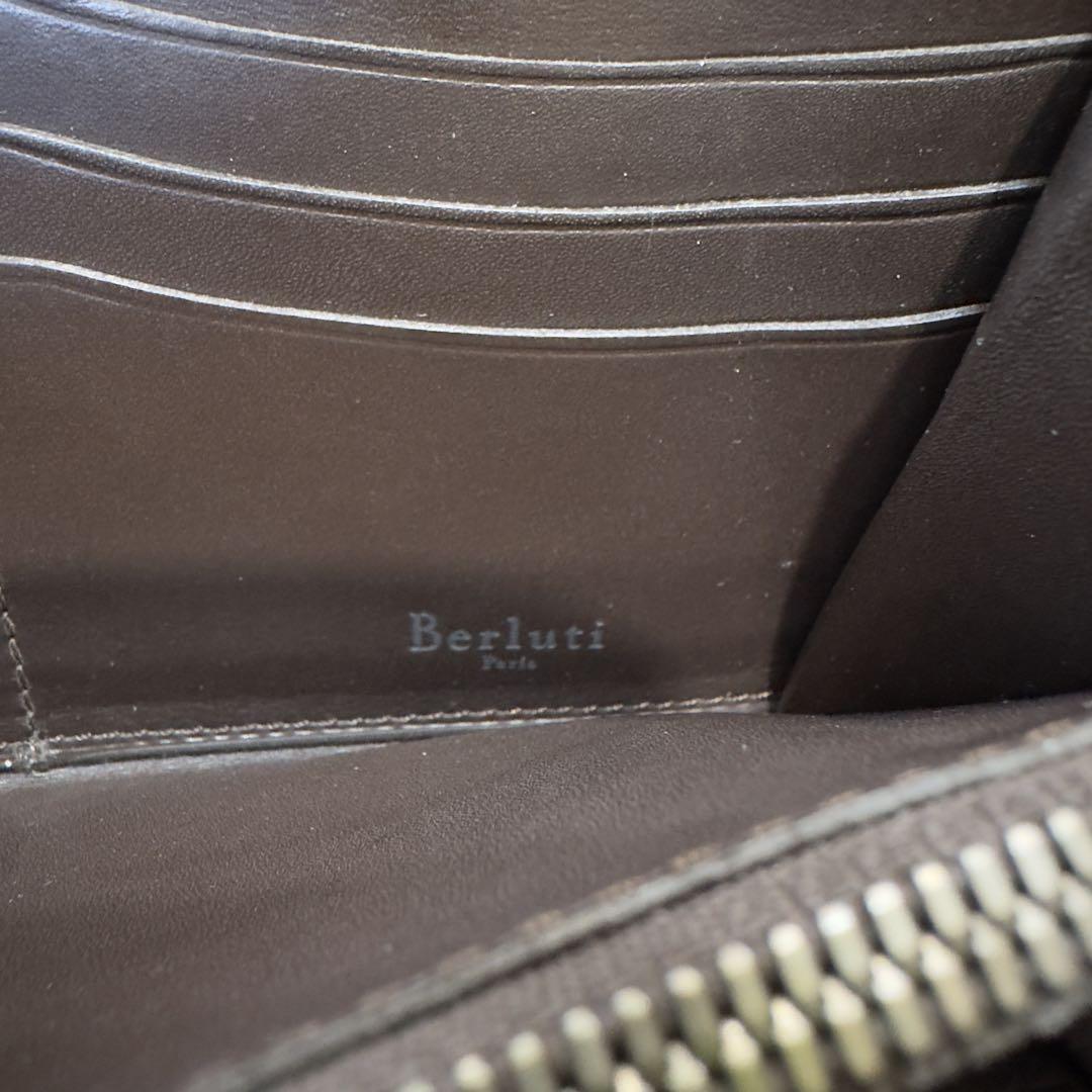 小物 Berluti ITAUBA Gold Scritto Long Wallet