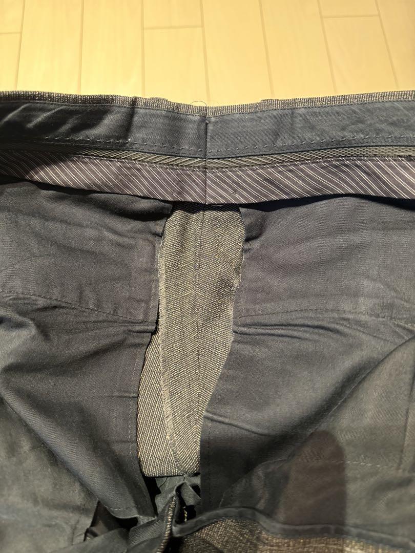 美品】ラルディーニ LARDINI スーツ 48 グレー/ブラウン ジレ