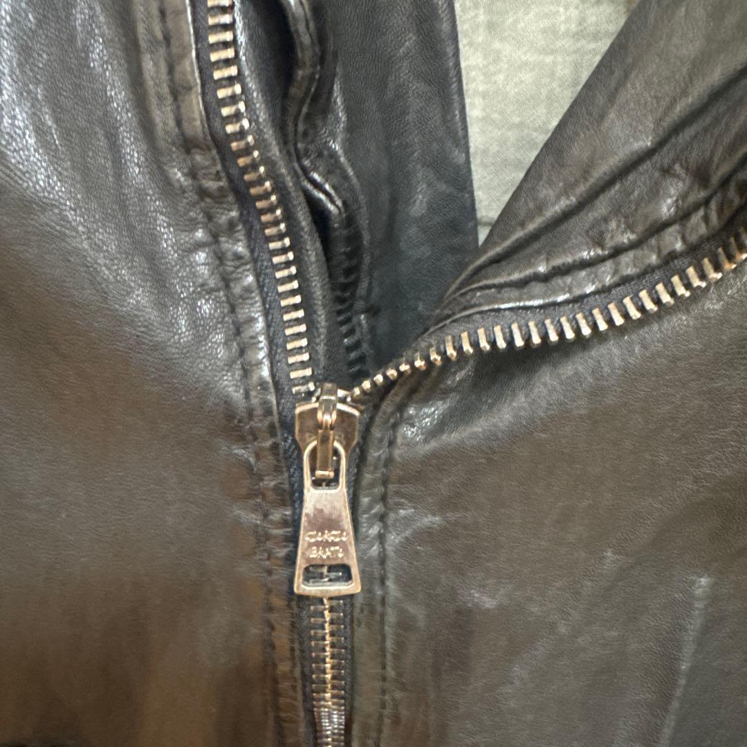 GIORGIO BRATO ジョルジオブラット 革ジャン レザージャケット 46 GIORGIO BRATO ジョルジオブラット 革ジャン レザージャケット 46