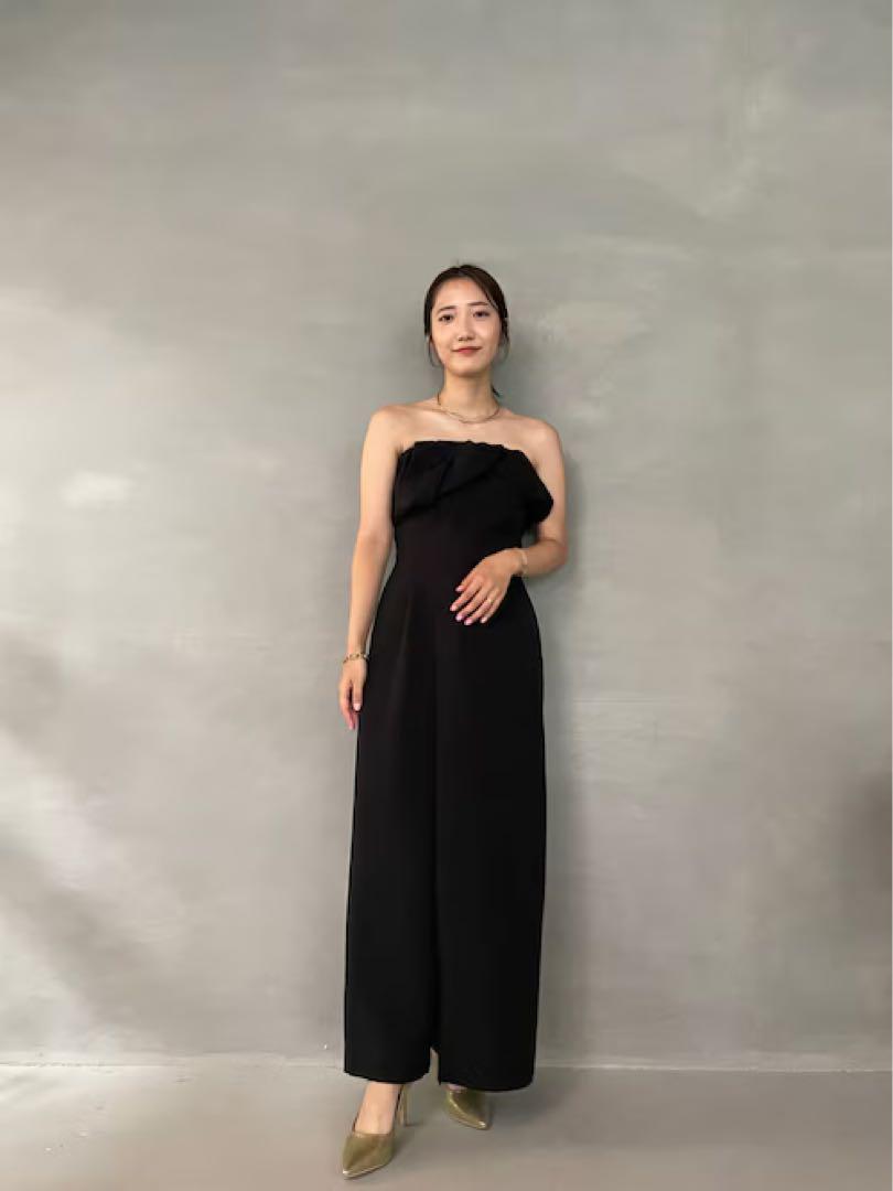 美品 ラグナムーン　パーティドレス　ベア　結婚式　オケージョン　パンツ　黒　M