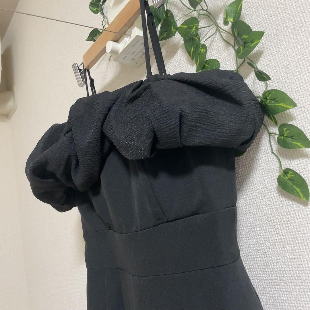 美品 ラグナムーン　パーティドレス　ベア　結婚式　オケージョン　パンツ　黒　M