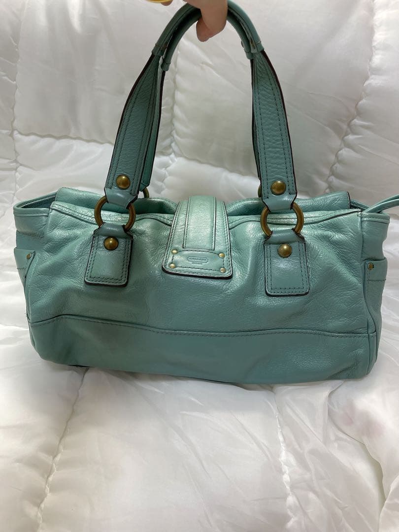 Coach Pocket Flap Legacy 65th Satchel