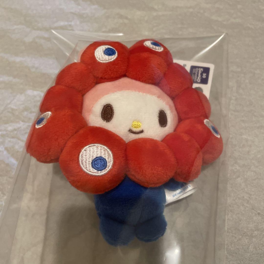 ミャクミャクなりきりぬいぐるみキーホルダー マイメロ