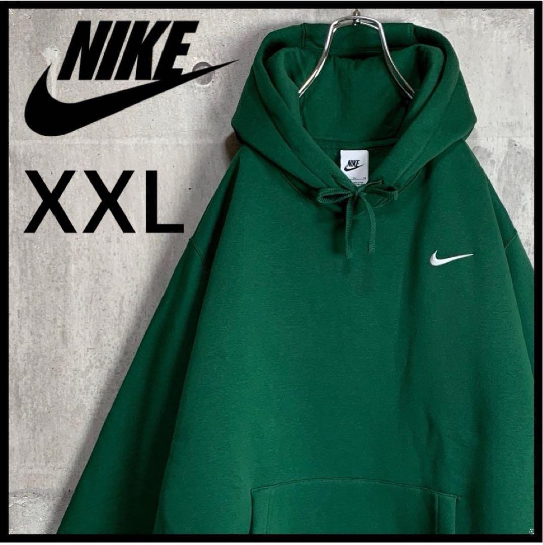 【NIKE 新品タグ付】ナイキ XXL パーカー フーディ ソロスウォッシュ刺繍