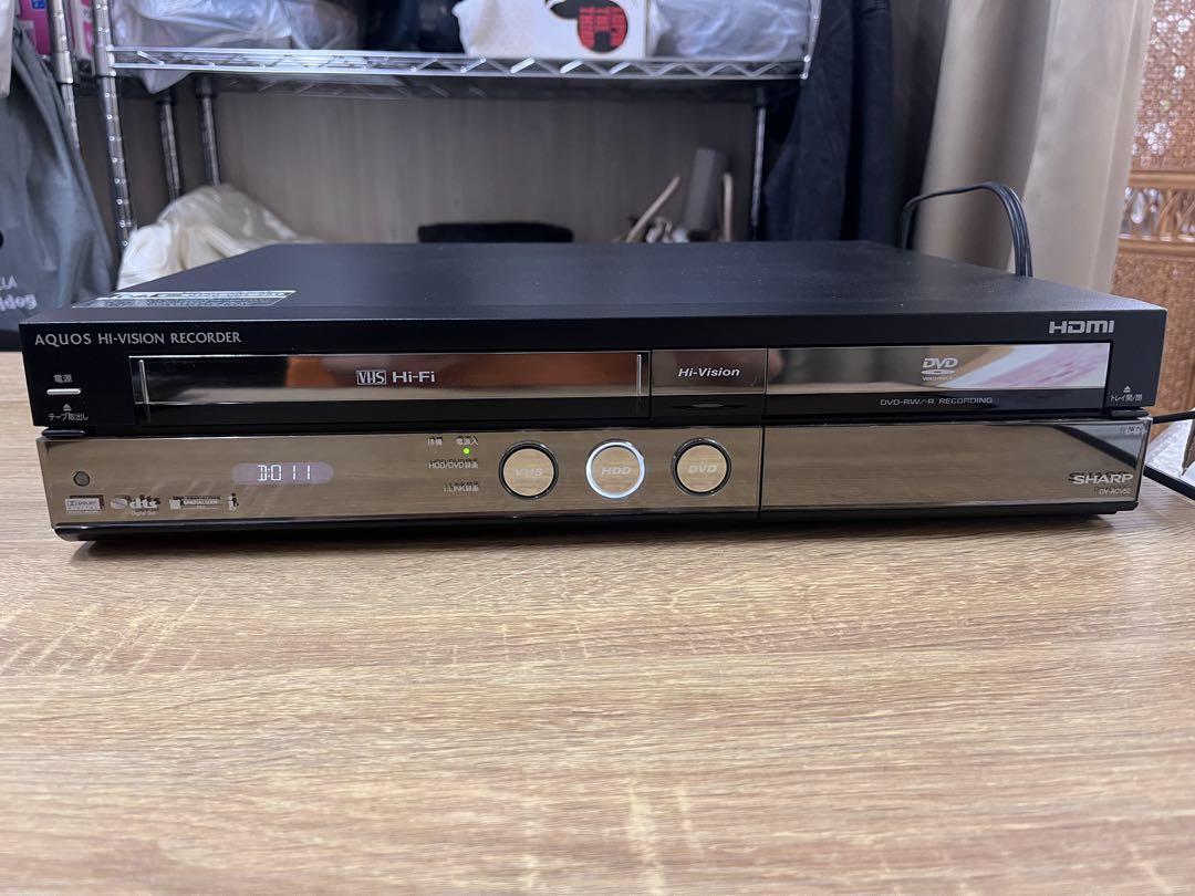 通電OK! SHARP HDD・DVD・ビデオ一体型レコーダー　DV-ACV52
