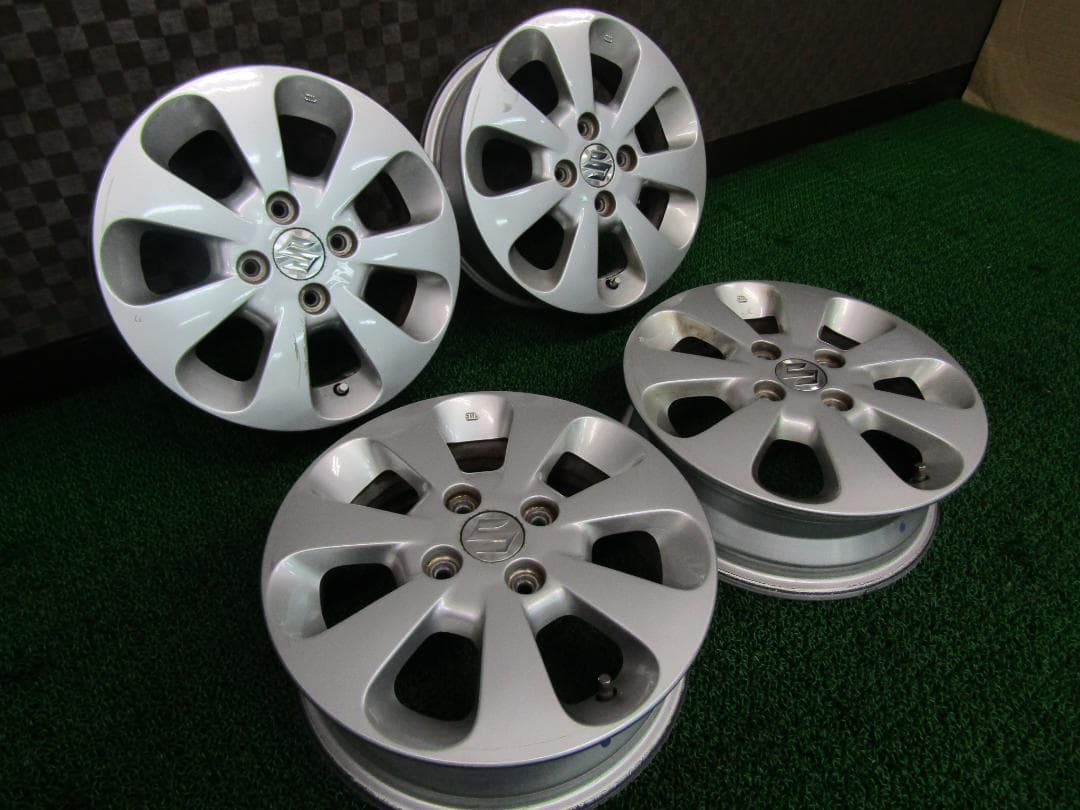 ☆送料込☆小傷程度☆スズキ ワゴンR 純正 14インチ 4.5J+50 4本 正規