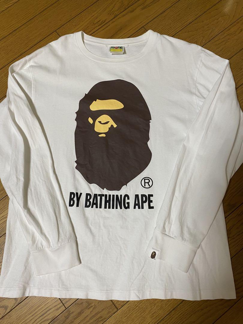 A BATHING APE 長袖カットソー ホワイト