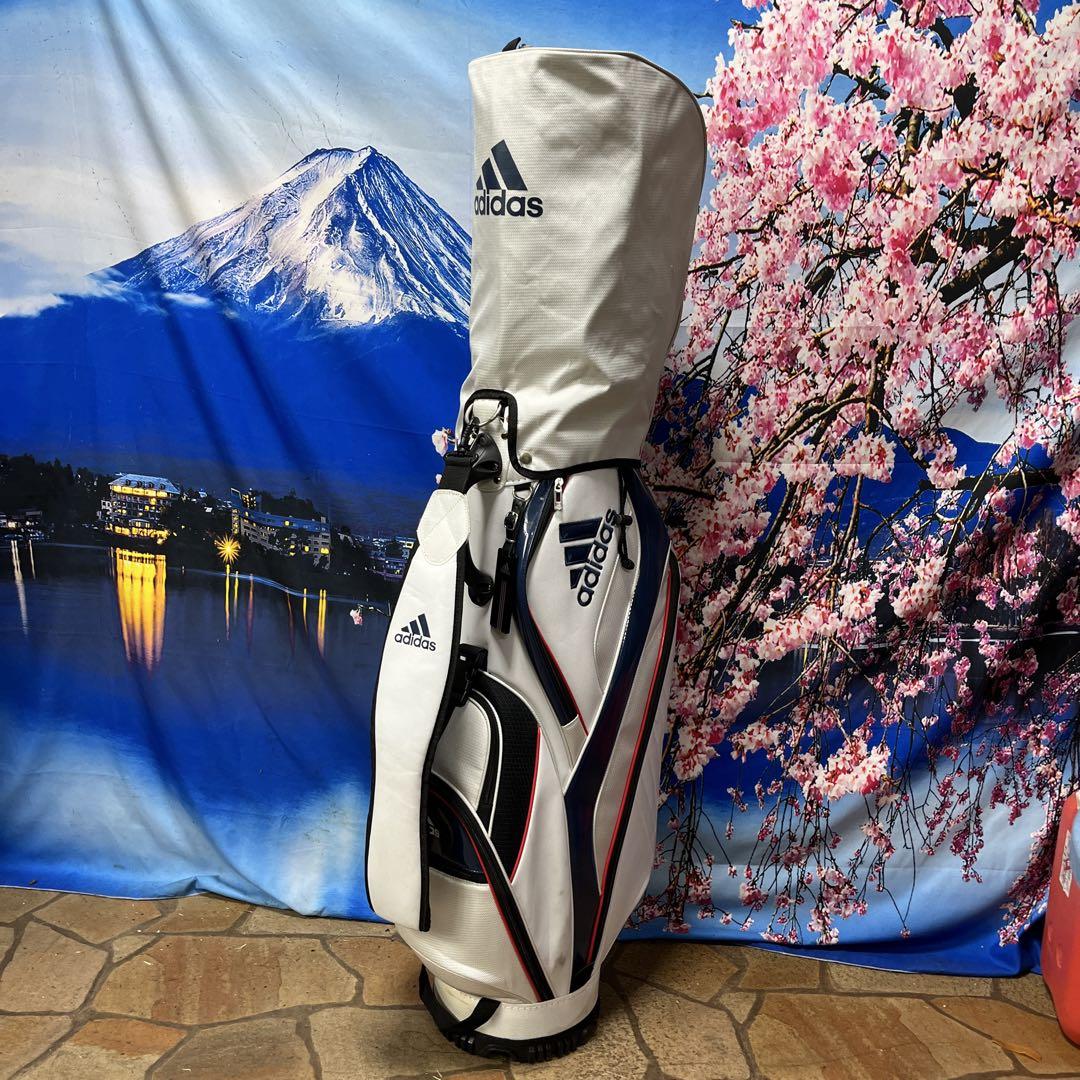 寶BCー447キャディバッグ adidas 2.9Kg22Cm