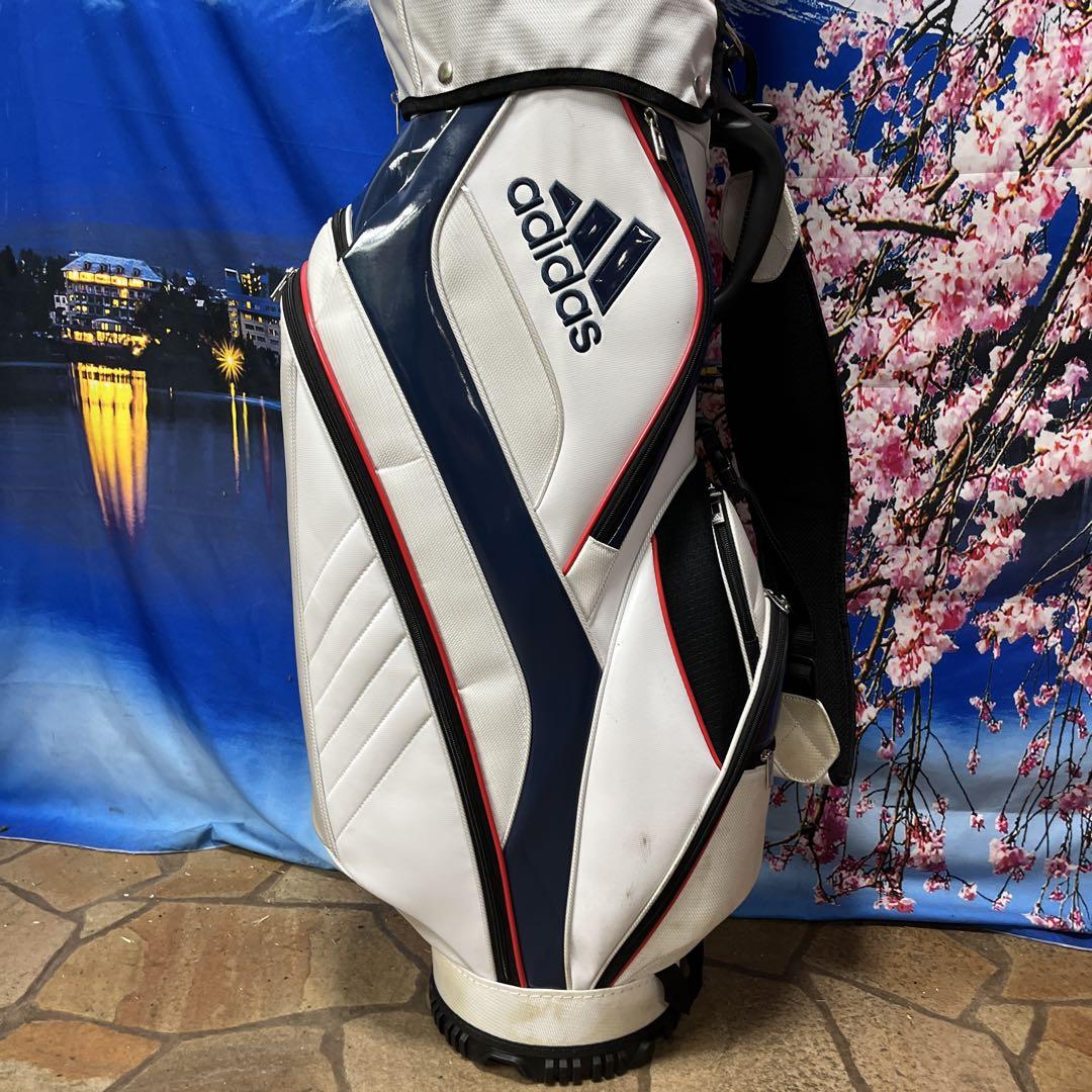 寶BCー447キャディバッグ adidas 2.9Kg22Cm