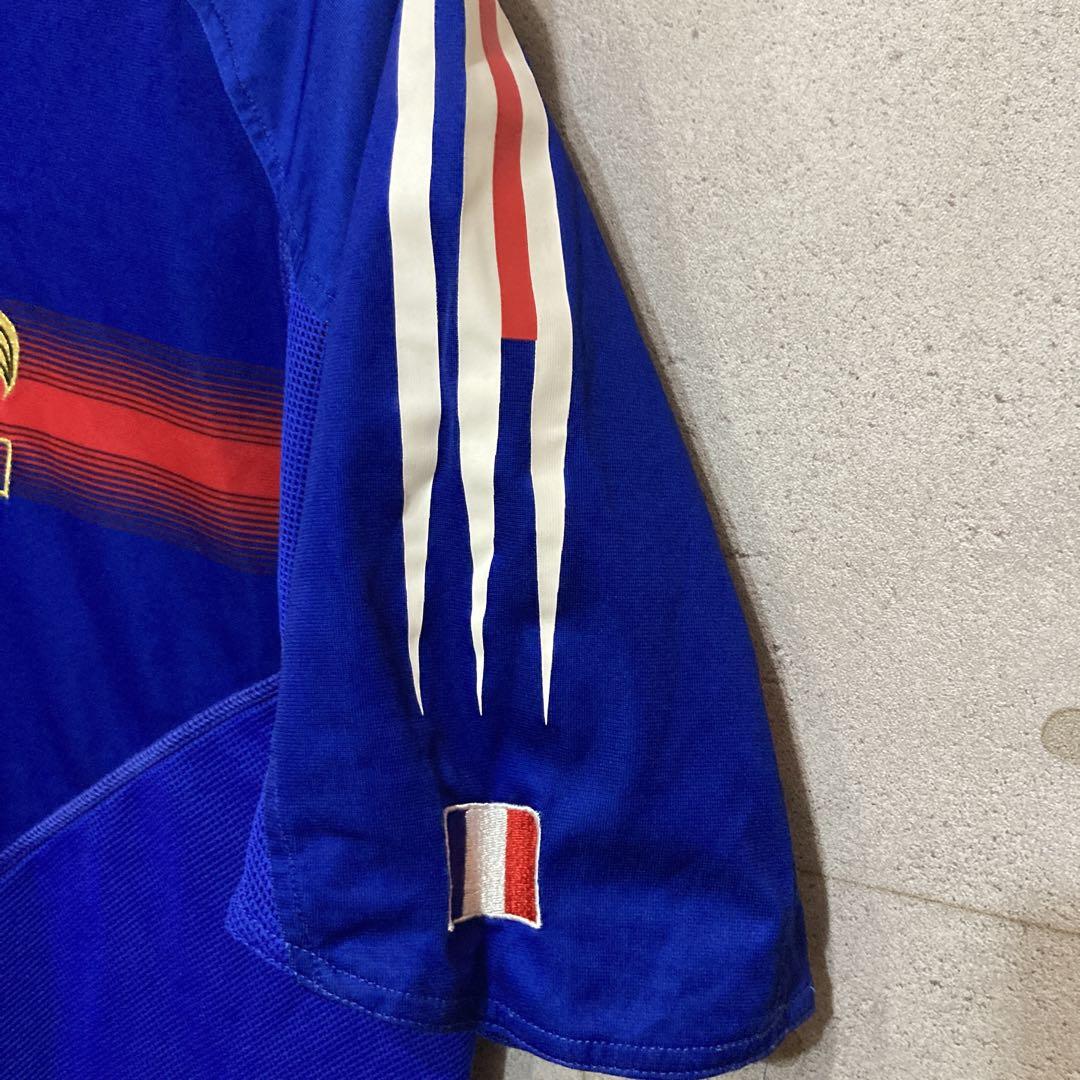 adidas 04-05 フランス代表 サッカー ユニフォーム ブルー 【XL】
