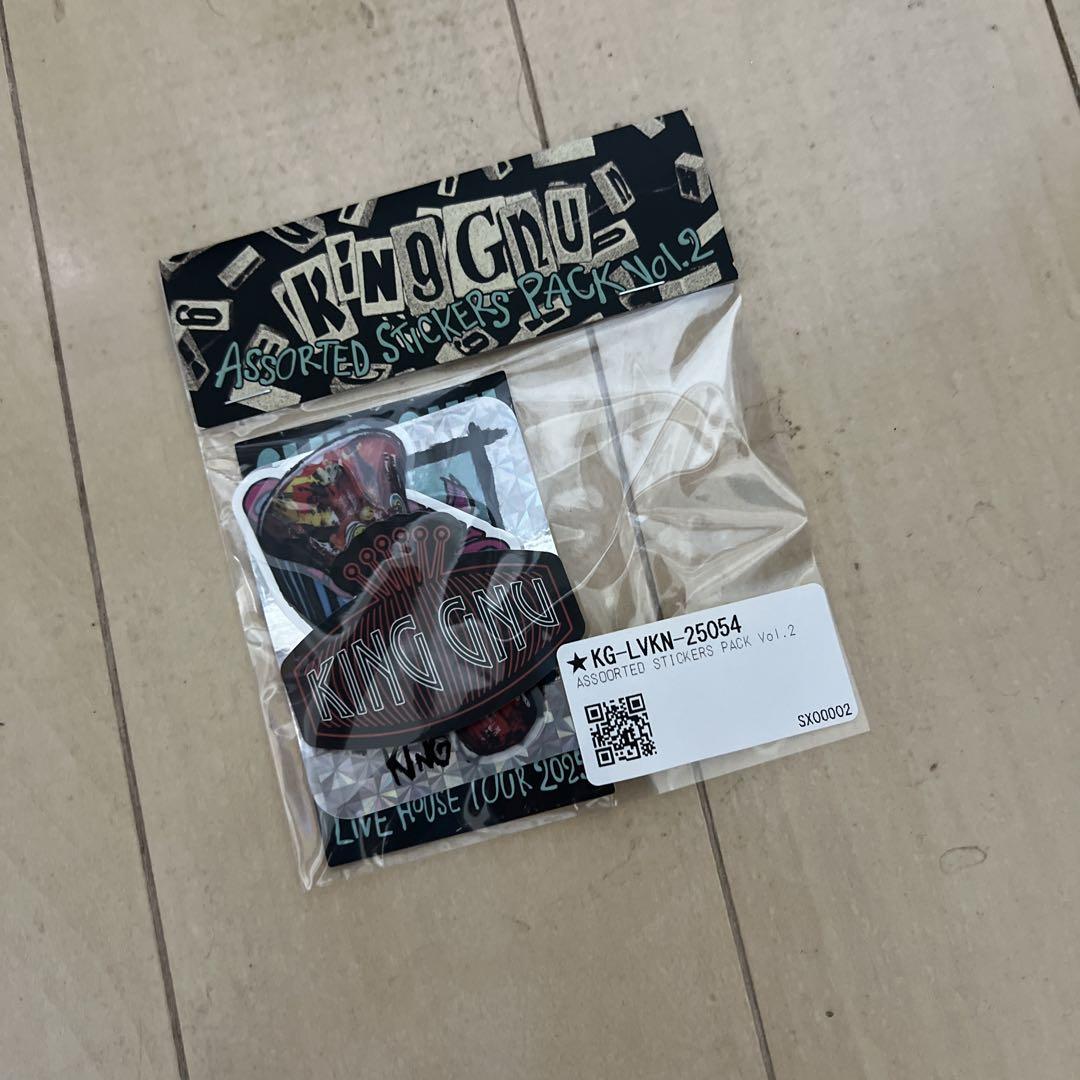 新品未開封King Gnu ASSORTEDSTICKERS PACKステッカー - メルカリ