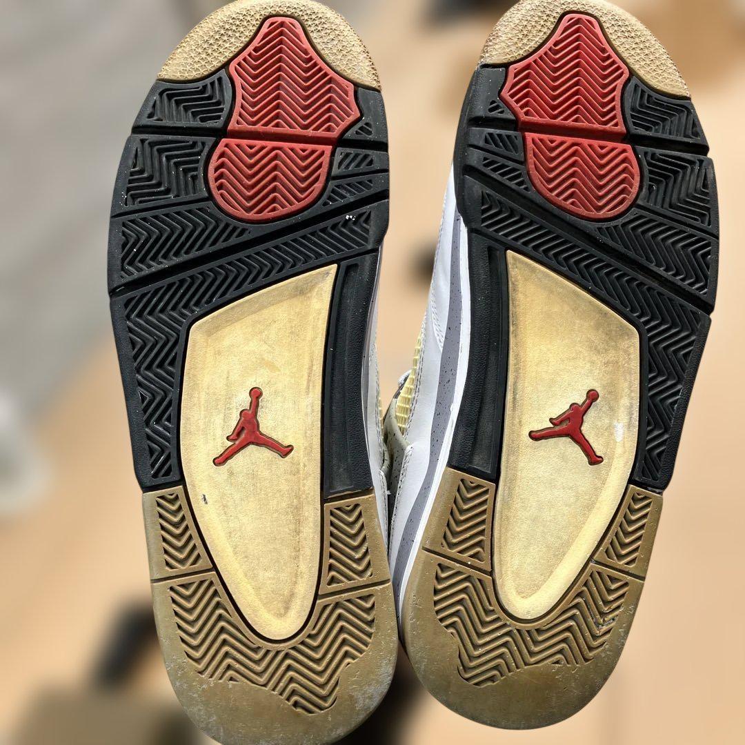 Air Jordan 4 ホワイト/ブラック/グレー