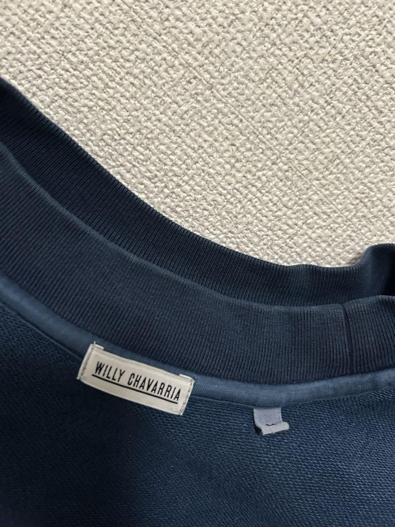 トップス WILLY CHAVARRIA HOOLIGAN CREW NAVY