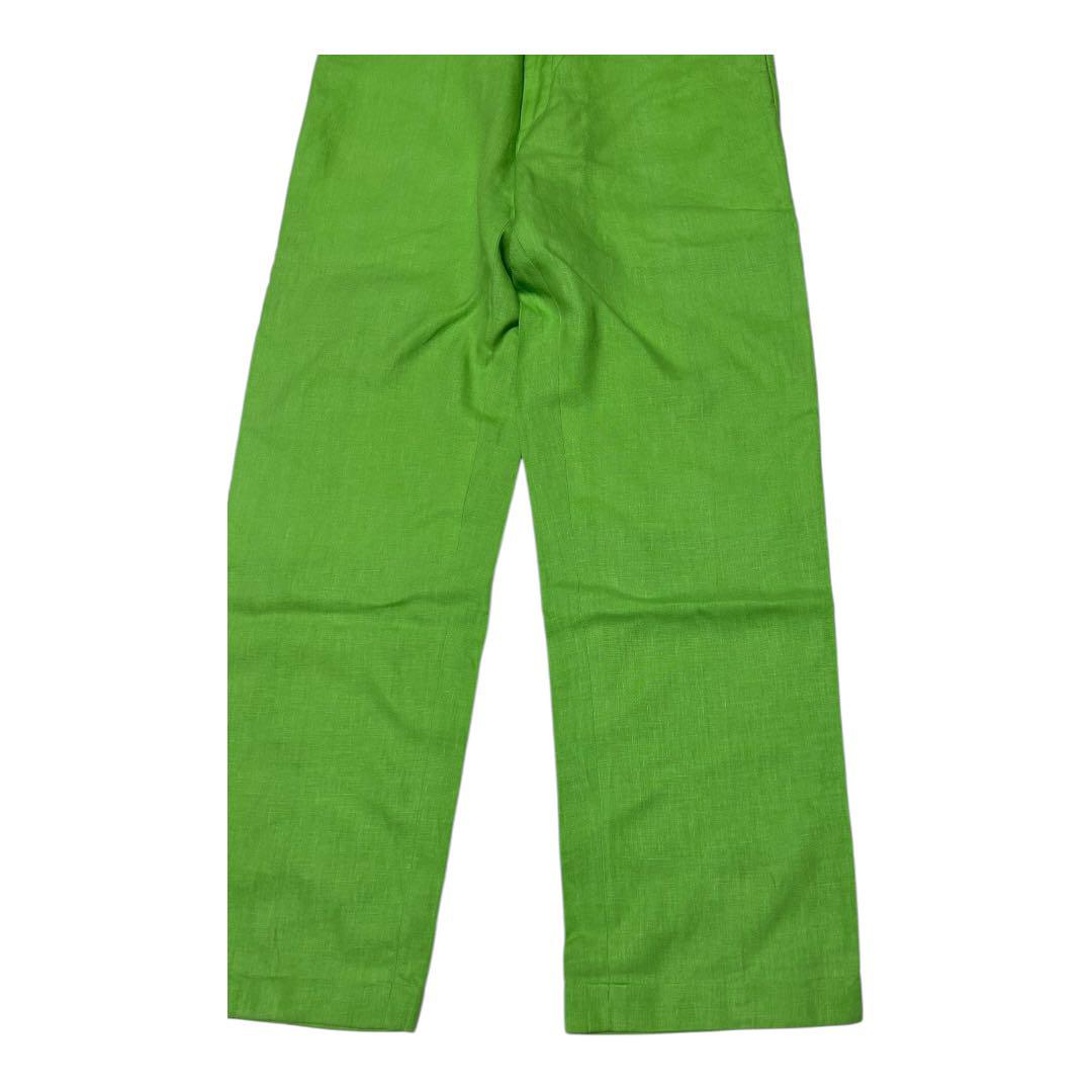 90s Ralph Lauren スラックス リネン イタリア製 グリーン 34
