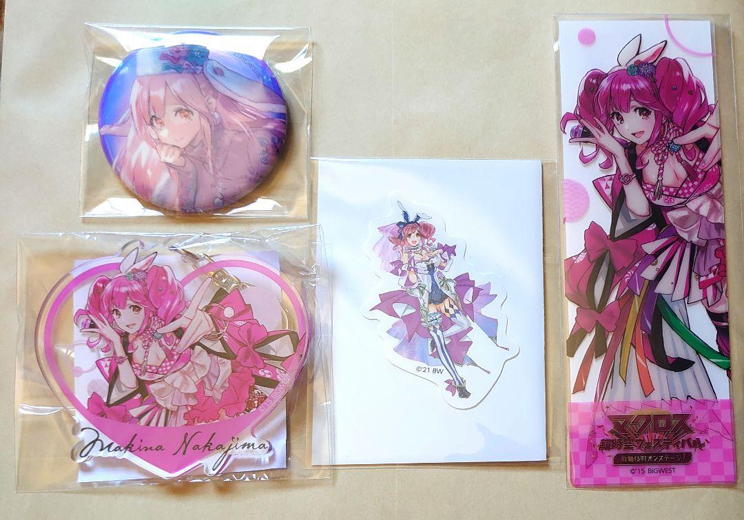 オシャレマクロスΔ　 マキナ　アクスタ バッジ　キーホルダー　アクリルしおり オシャレマクロスΔ マキナ アクスタ バッジ キーホルダー
