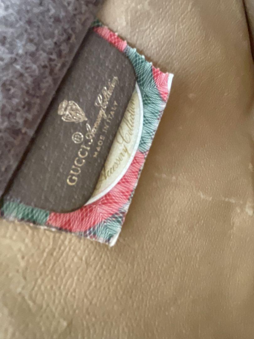 GUCCI シェリーライン クラッチバッグ GG ベージュ レザー ヴィンテージ