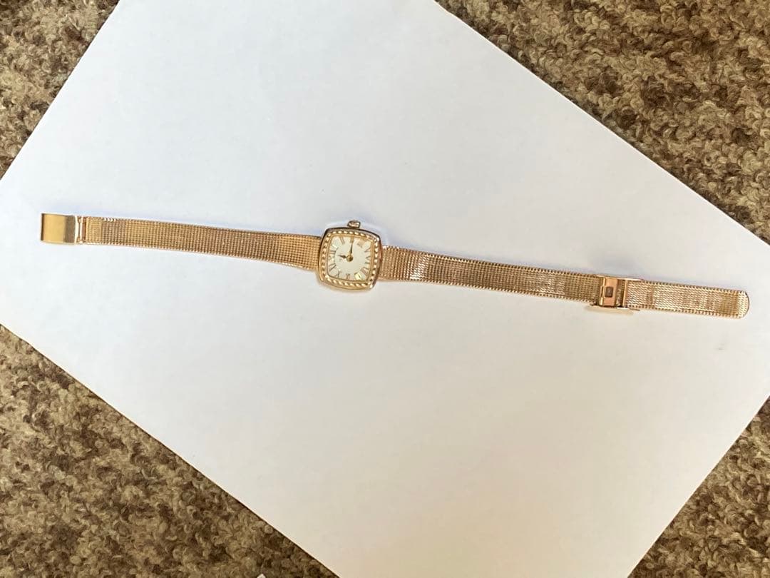 史上一番安い アガット agete スクエアフェイス ウォッチ 時計 腕時計