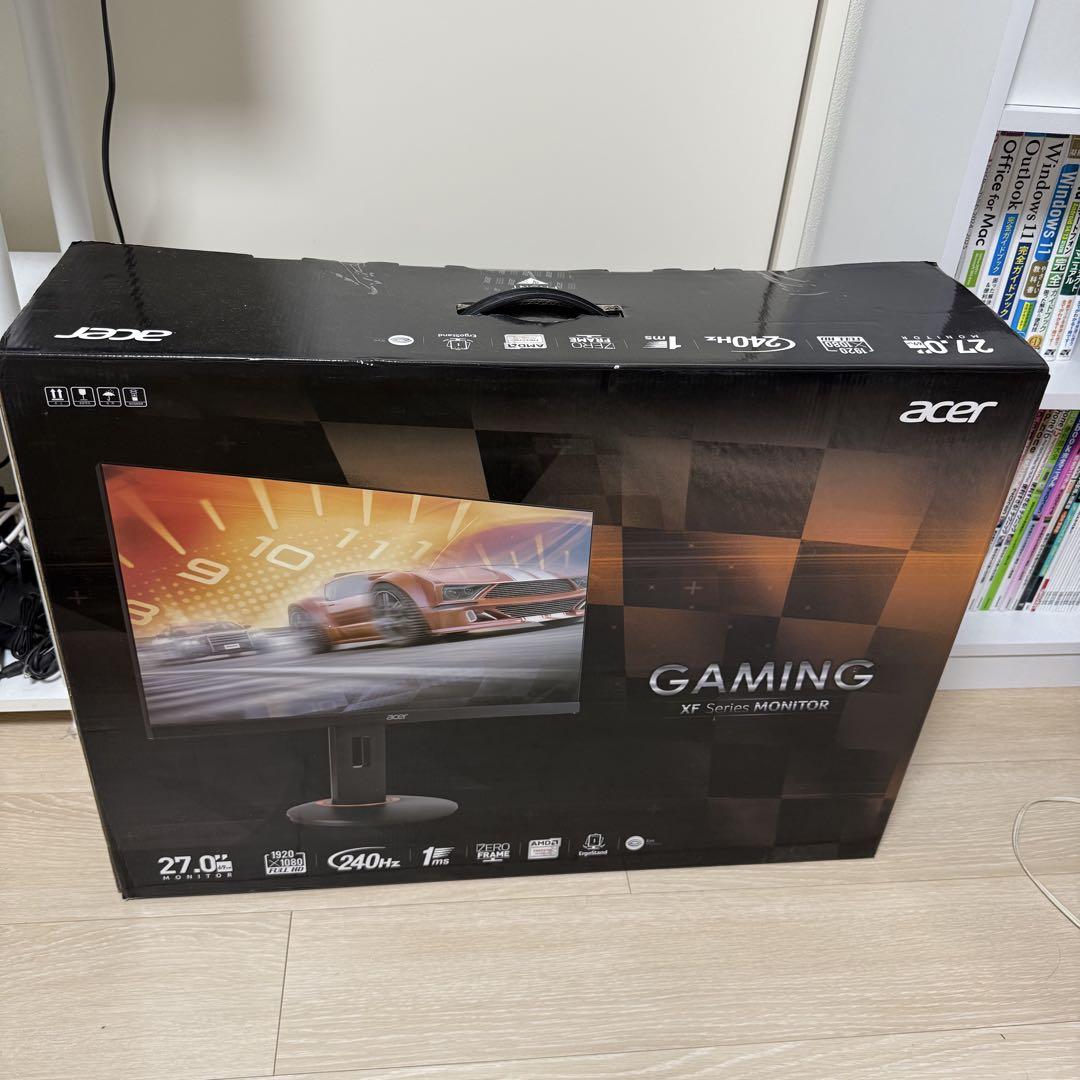 美品 Acer ゲーミングモニター XF270H Abmidprzx 240hz