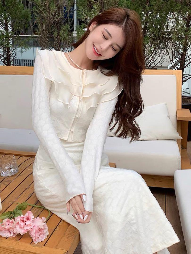 冬春にぴったり❄️ロングセットアップ✨お出かけデート結婚式パーティーで大活躍！