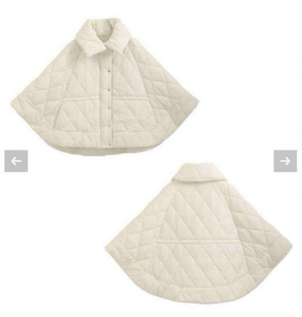 Fitmore フィットモア キルティングポンチョ キルティング