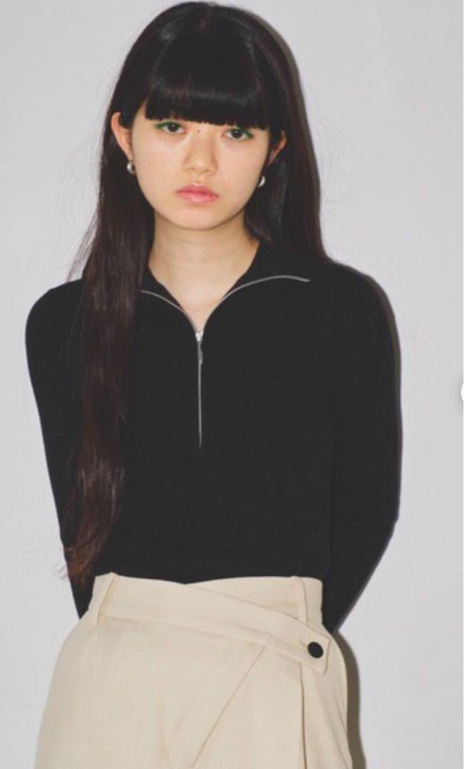 TODAYFUL トゥデイフル Halfzip Rib Knit ハーフジップ