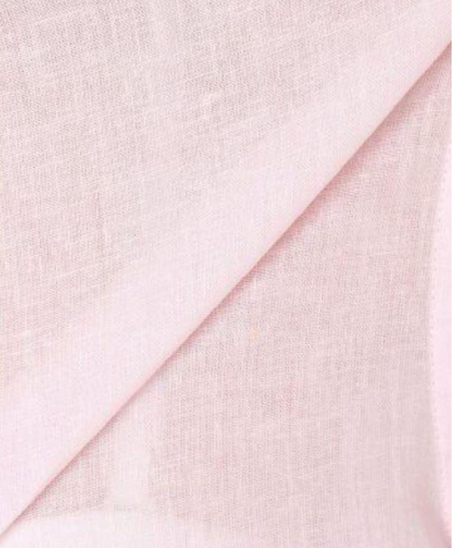 タグ付新品　SLOBE IENA　リネンコットンレギュラーシャツ　ピンク