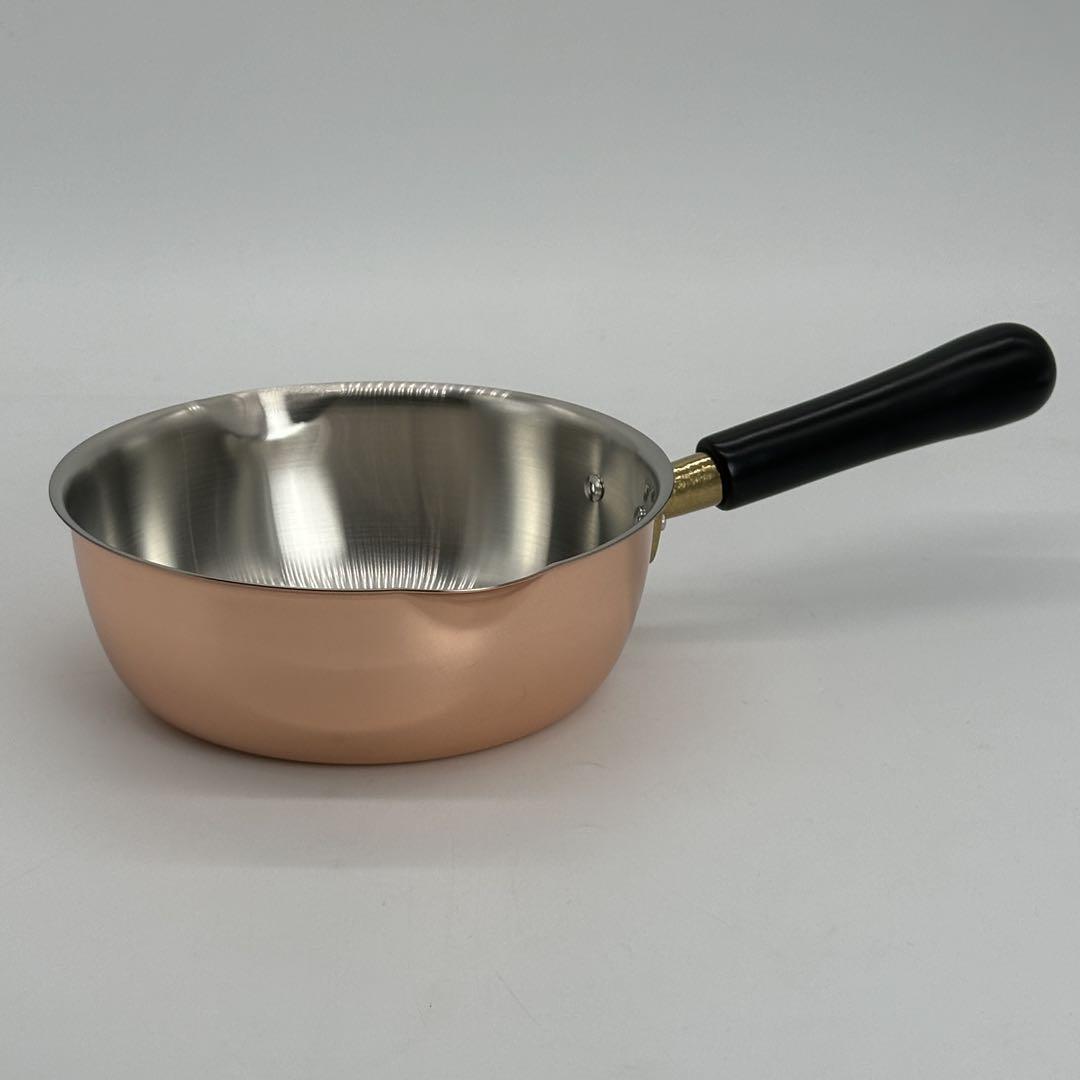 新品 残り1点 18cm ガス対応 純銅 雪平鍋 燕三条 VIP-0018