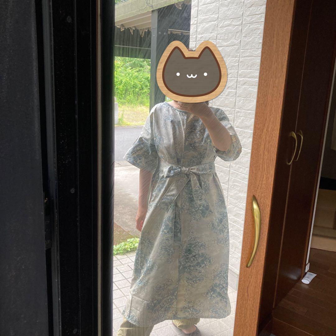 着物リメイク 大島紬 チュニックワンピース チュニック アトリエ