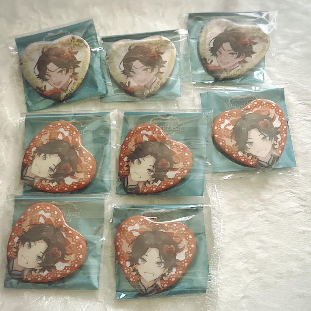 【Prism Heart June Bride】ハート型缶バッジ　 三枝明那 Prism Heart June Bride】ランダムハート型缶バッジ Aグループ