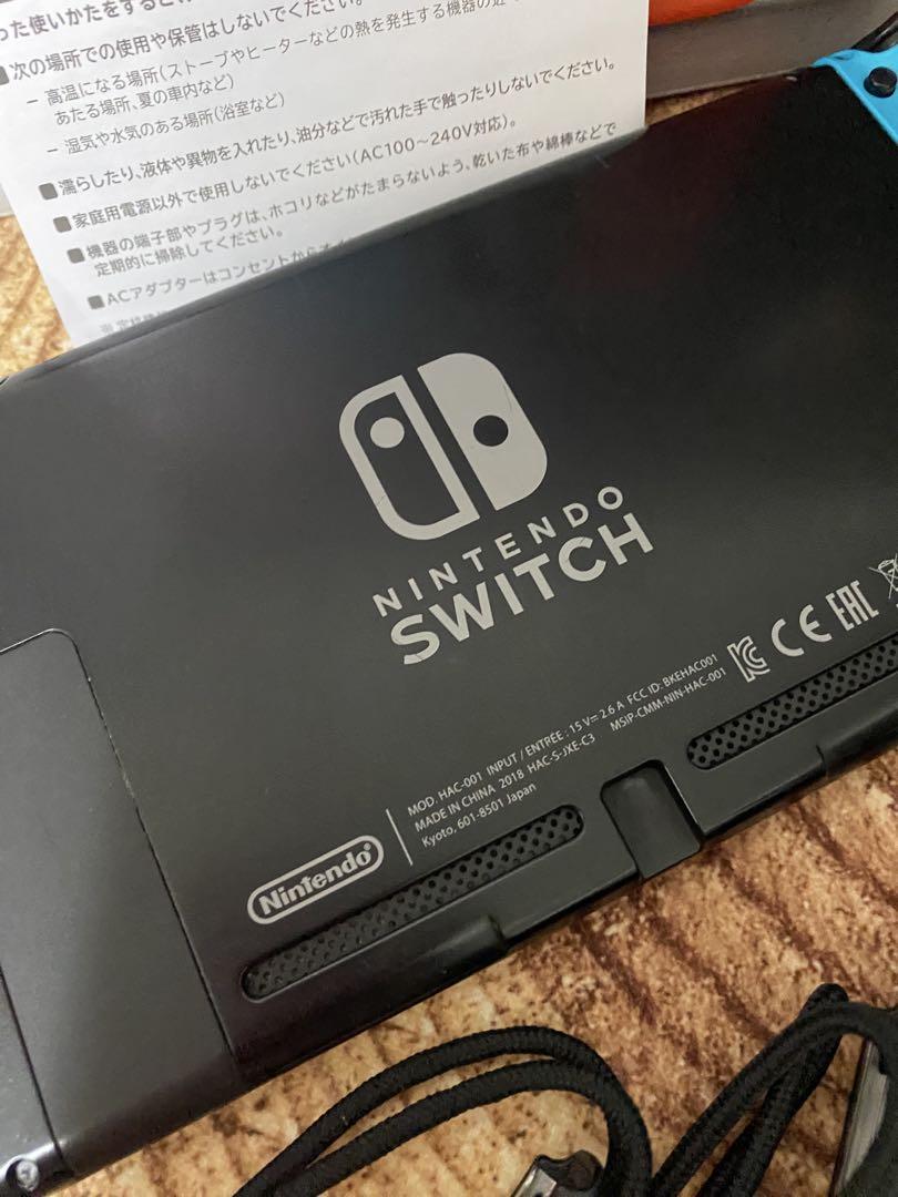 Nintendo Switch ニンテンドースイッチ本体　ネオン ②