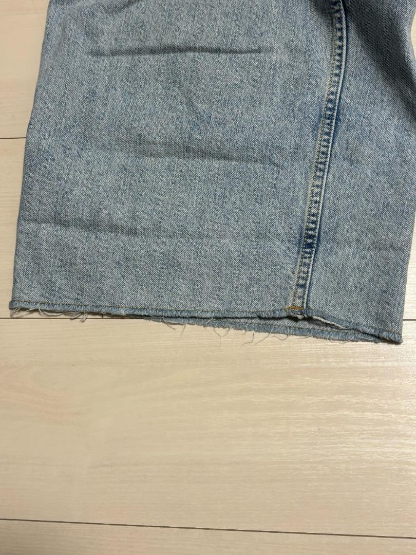 46 OUR LEGACY RIDER WASH DENIM CAPRI CUT